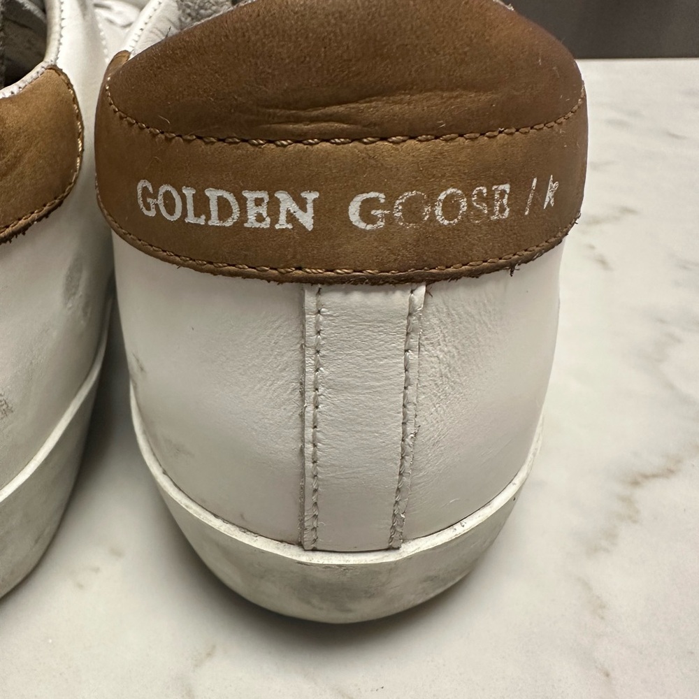 Golden Goose Super-Star Sneakers with Brown Accent - Picture 5 of 16